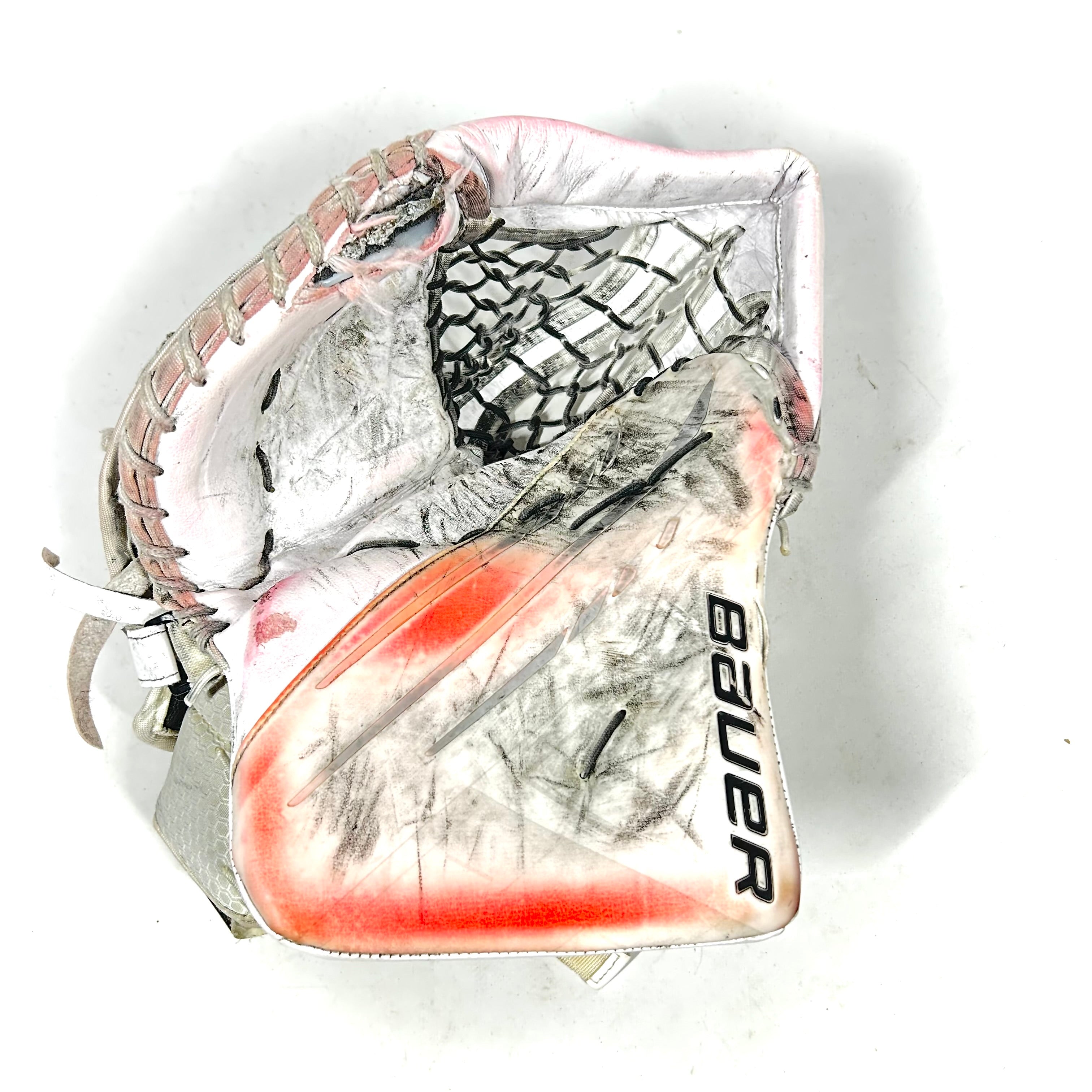 Bauer Vapor Hyperlite - Gant de gardien de but Pro Stock d'occasion (blanc)